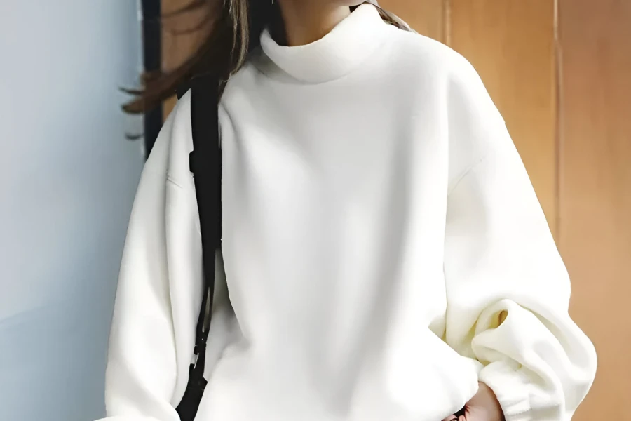 Warm Oversized Sweatshirt for Ladies